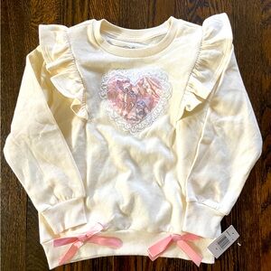 NWT Disney Bambi girls sweatshirt